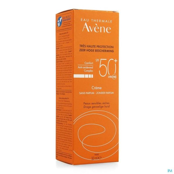 Avene sol ip50+ creme solaire ip50+ s/parfum 50ml