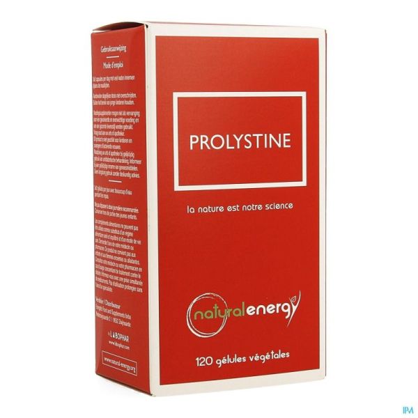 Prolystine v-caps 120 natural energy labophar