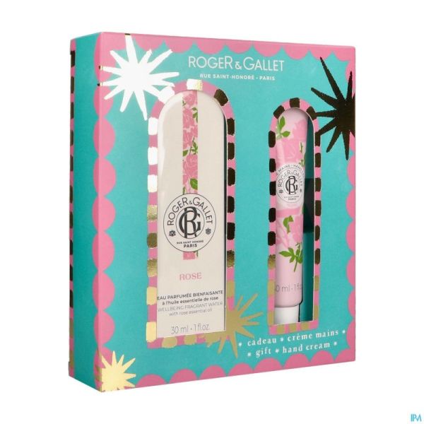 ROGER&GALLET SET NOEL ROSE 30ML+CR MAINS 30ML 2025