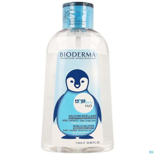 Bioderma Abc Derm H2O Pompe Inversee 1L