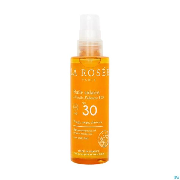 La Rosee Huile Solaire Abricot Ip30 Fl 150ml