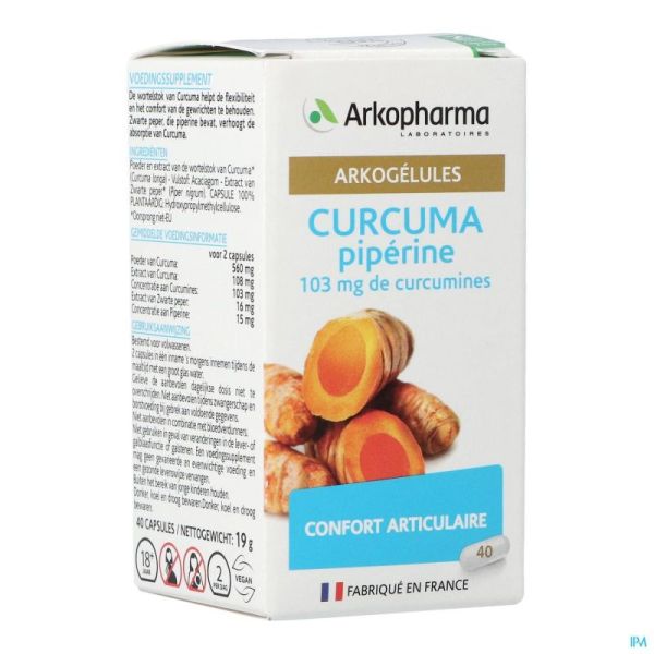 Arkocaps Curcuma Caps 40 Nf