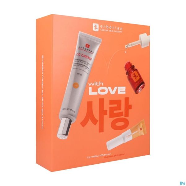 ERBORIAN XMAS KIT CC CR&SUPER BB CONCEALER DORE