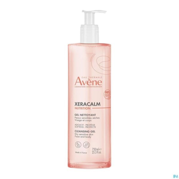 AVENE XERACALM NUTRITION GEL NETTOYANT 750ML