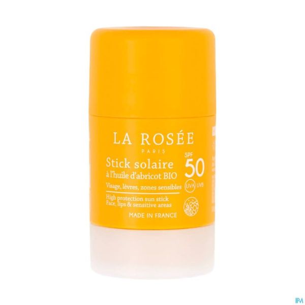 LA ROSEE STICK SOLAIRE HUILE ABRICOT BIO IP50 15ML