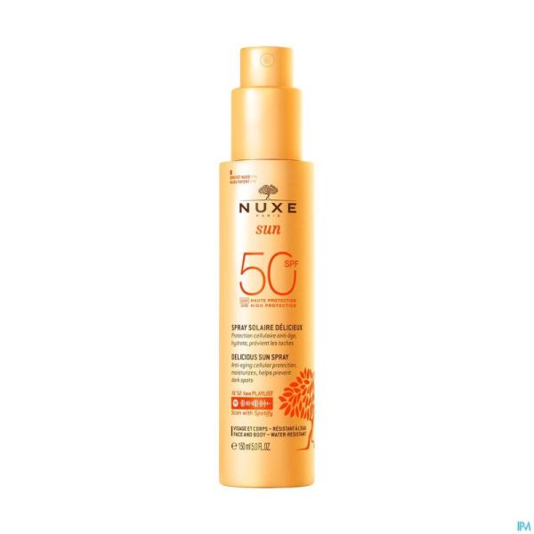 Nuxe Delicious Sun Spray Ip50 Face&body 150ml