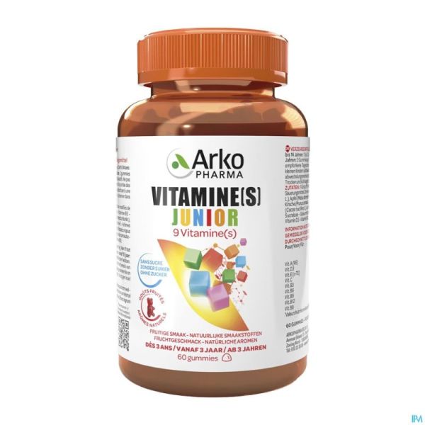 ARKO JUNIOR MULTIVITAMINES GOMMES 60