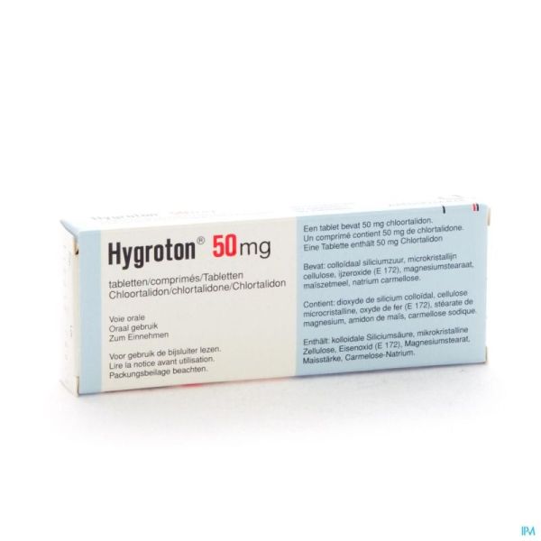 Hygroton 50 Comp 30 X 50 Mg
