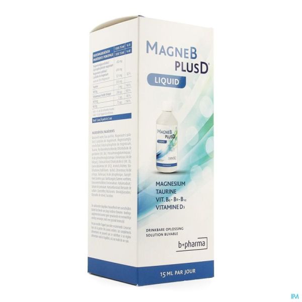 Magnebplusd liquid 500ml labophar