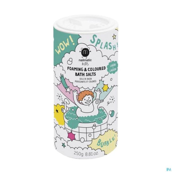 Nailmatic Kids Sels Bain Color&mouss.vertlagon250g