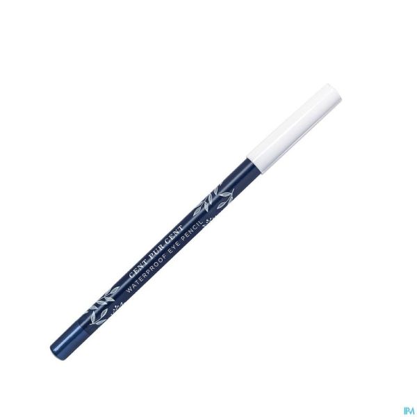 Cent Pur Cent Waterproof Eyepencil Bleu Fonce0,8ml