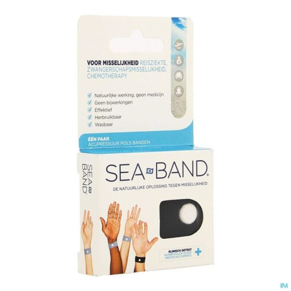 Sea Band Adulte Bracelet Noir 2