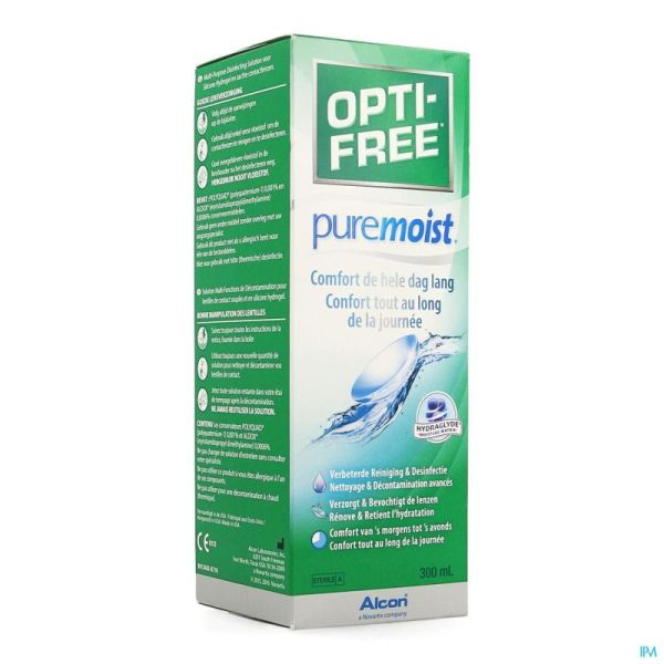 Opti-free puremoist m.purpos.desinf.1x300ml+etui