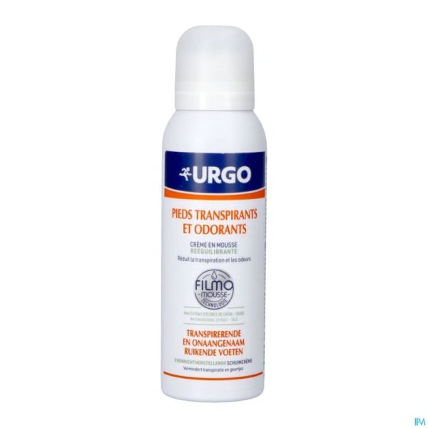 Urgo Transp.&onaang.ruikende Voet Filmo Foam 125ml