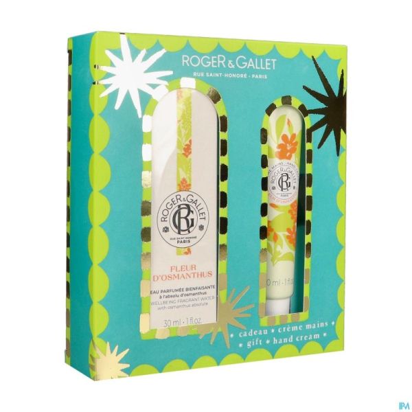 ROGER&GALLET SET NOEL OSM. 30ML+CR MAINS 30ML 2025