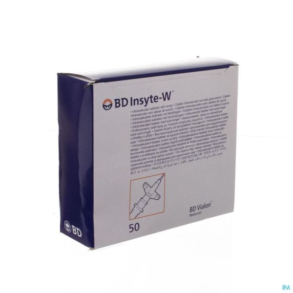 Bd insyte-w cath.iv 22g 1 0,9x25mm bleu 50 381323