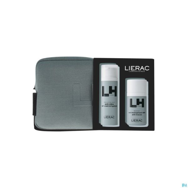Lierac Set+trousse Noel Homme Fluide Aa 2 Prod.