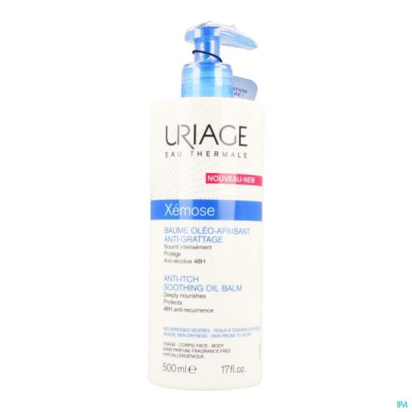 Uriage Xemose Baume Oleo Apaisant A/Grattage 500Ml