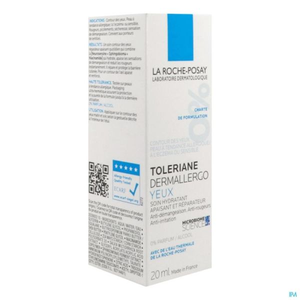 Lrp Toleriane Dermallergo Yeux 20Ml