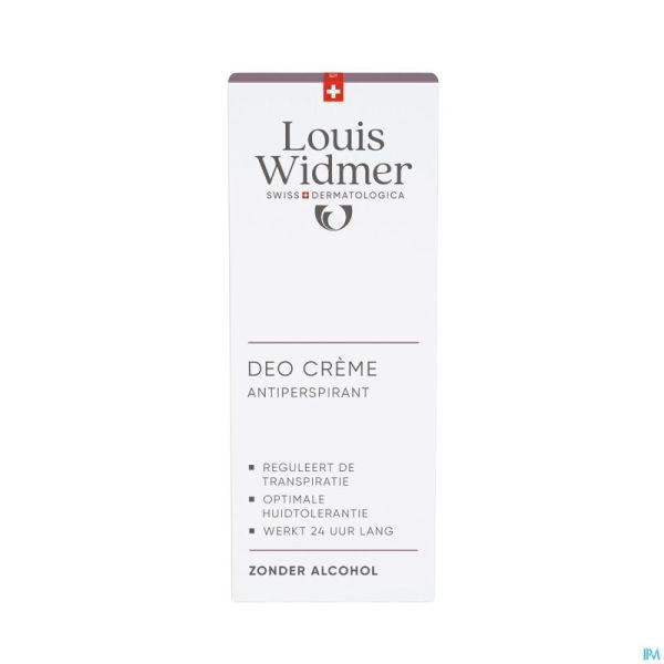 Widmer Deo Crème Antiperspirant 40ml