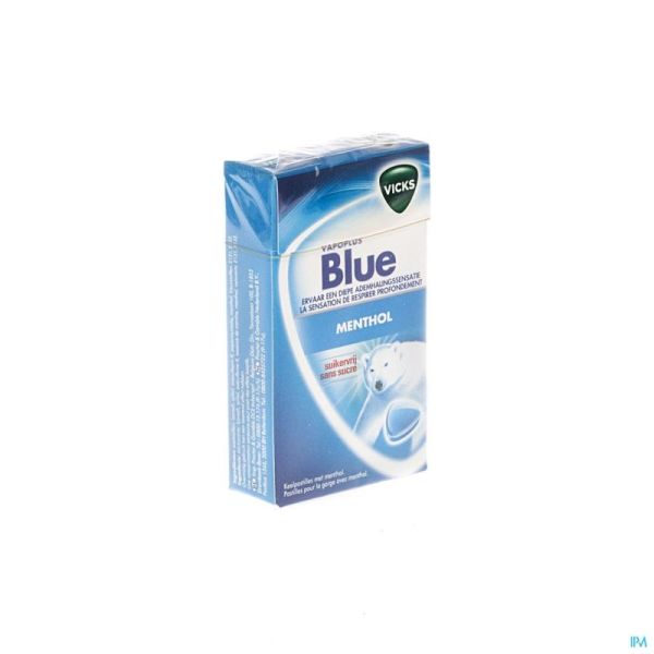 Vicks Past Blauw Z/suiker 40g Box