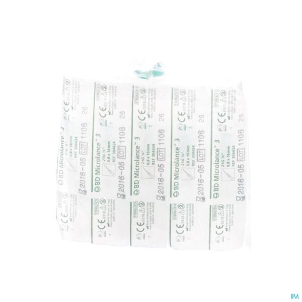 Bd Microlance 3 Naald 21g 5/8 Rb 0,8x16mm Groen 10