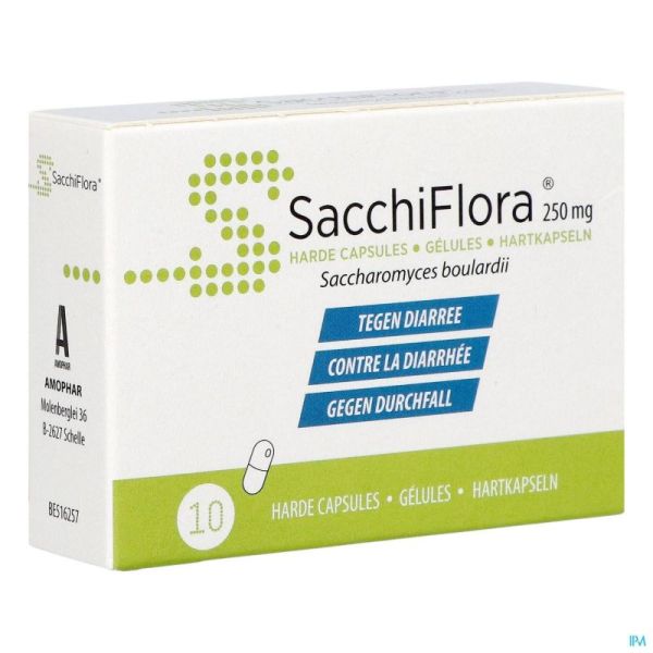 Sacchiflora 250mg Caps Dur 10 Blister