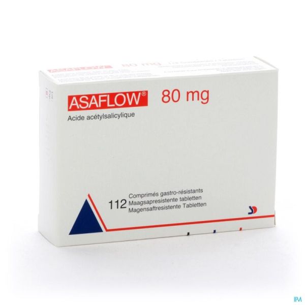 Asaflow 80Mg Comp Gastro Resist Bli 112X 80Mg