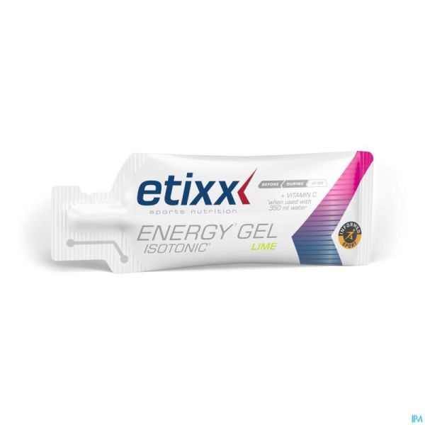 Etixx Isotonic Energy Gel Lime Zakje 1x40g