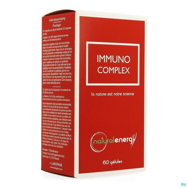 Immuno complex caps 60 natural energy labophar