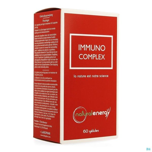 Immuno complex caps 60 natural energy labophar