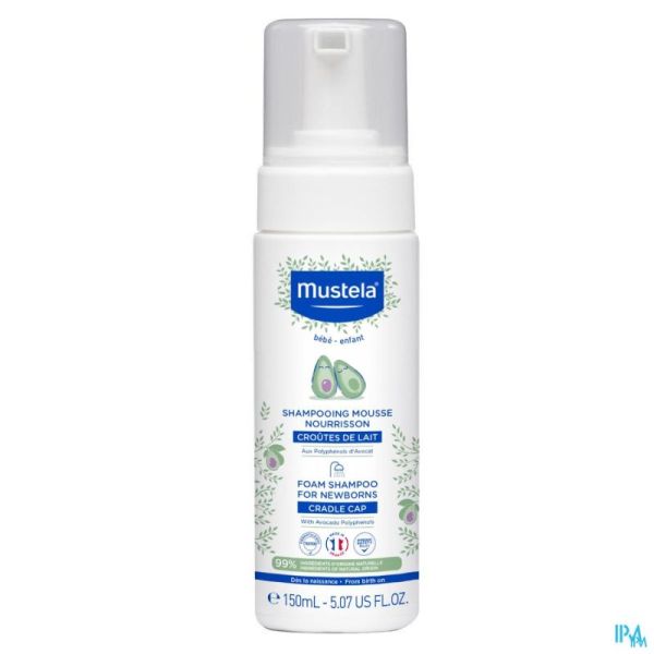 Mustela Pn Shampooing Mousse Nourrisson 150Ml