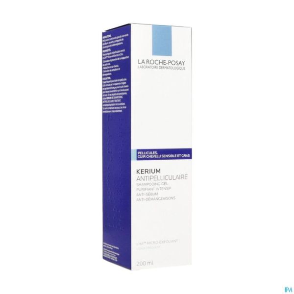 Lrp Kerium Shampoo Gel Antipelliculaire Pg 200Ml