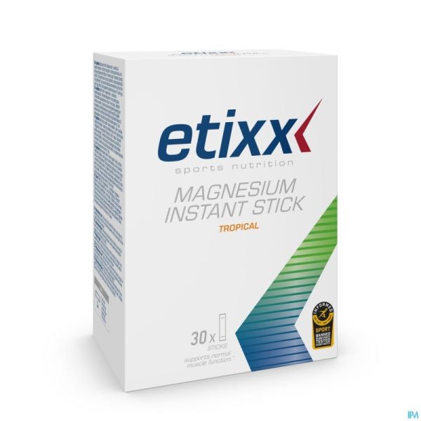 Etixx Magnesium Instant Tropical Sticks 30