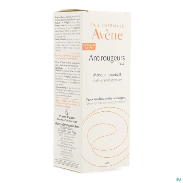 Avene Antirougeurs Calm Masker Verzachtend 50ml