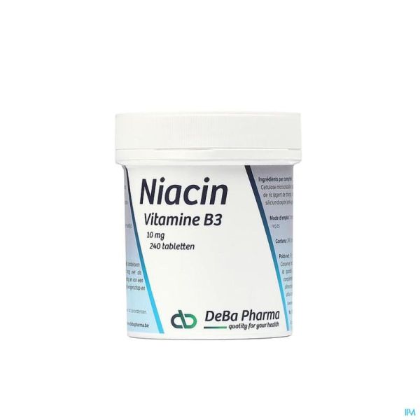 Niacin 10mg Caps 240 Deba