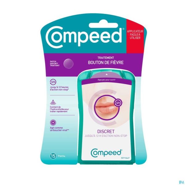 Compeed Patch Bouton Fievre 15 Avec Applicateur