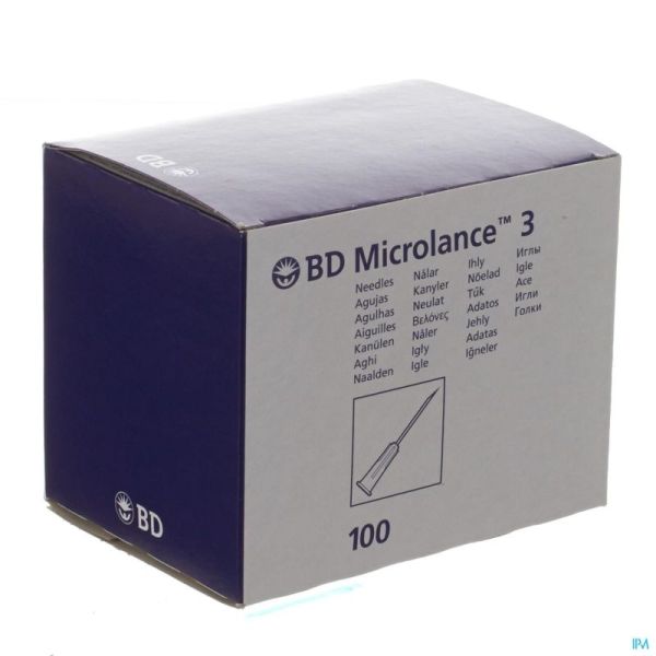 Bd Microlance 3 Aig.21G 1 1/2 Rb 0,8X40Mm Vert 100