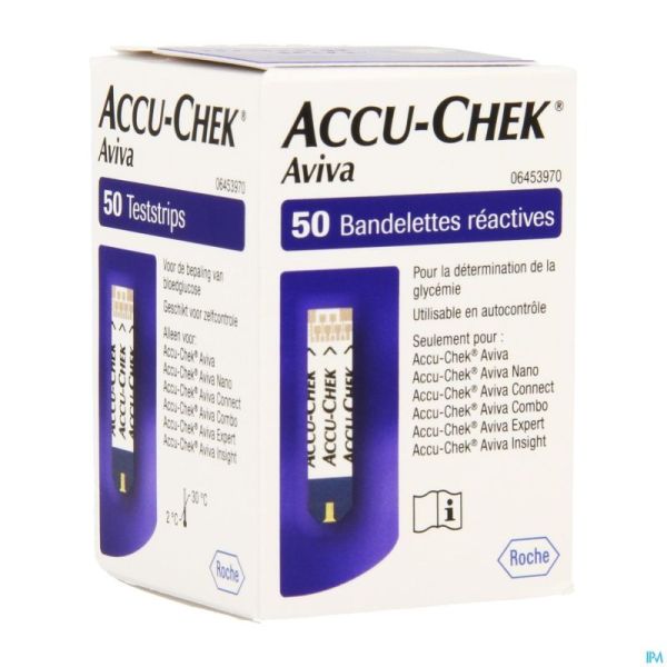 Accu Chek Aviva Bandelettes React 50 6453970054