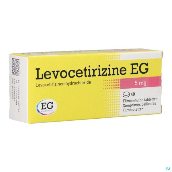 Levocetirizine EG 5 Mg Filmomh Tabl 40