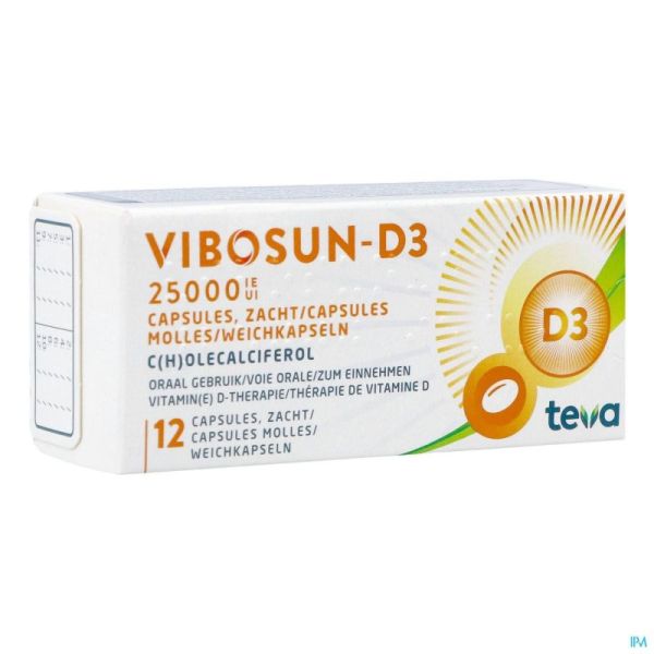 Vibosun-d3 25000ie Zachte Caps 12