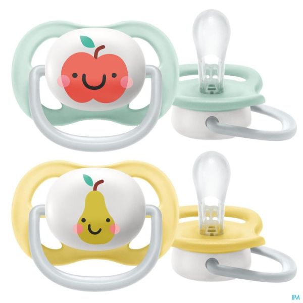 Philips Avent Sucette +0M Air Pomme 2