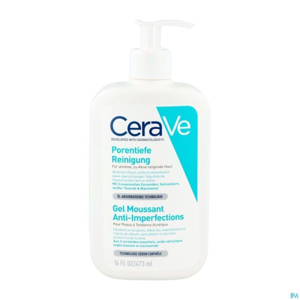 Cerave Reinigingsgel A/onzuiverheden 473ml