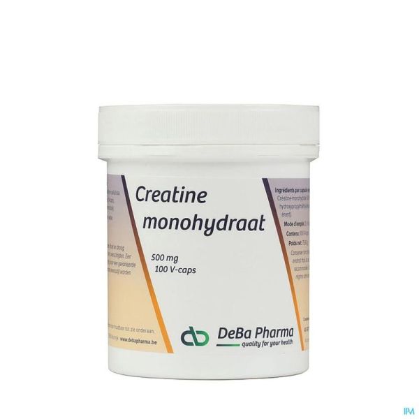 Creatine Monohydraat Caps 100x500mg Deba
