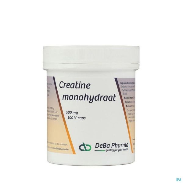 Creatine Monohydrate Caps 100x500mg Deba