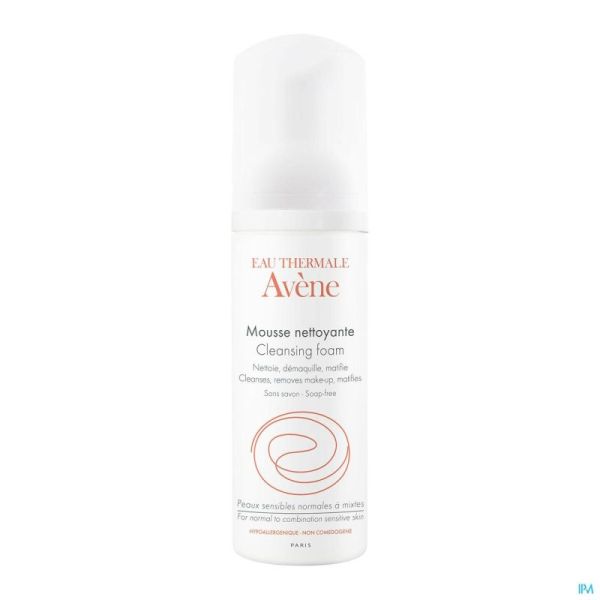 Avene Mousse Nettoyante Matifiante 150Ml