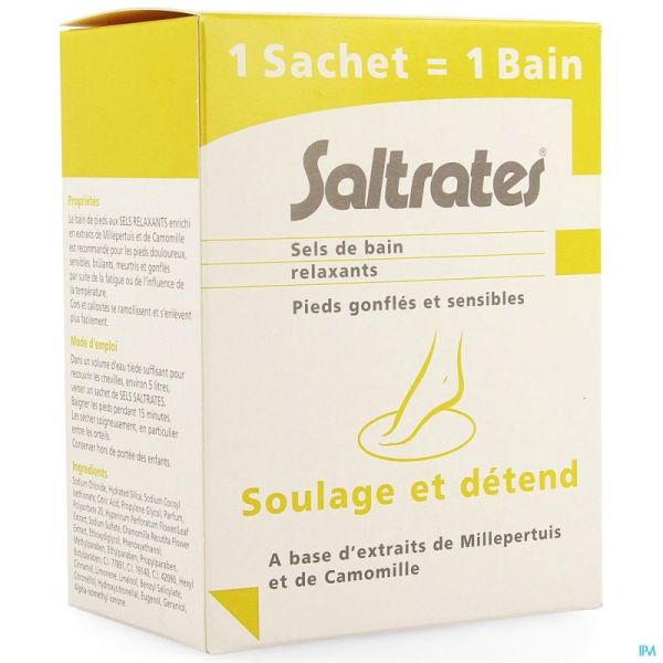 Saltrates Relaxerende Voetbadzouten 10x20g