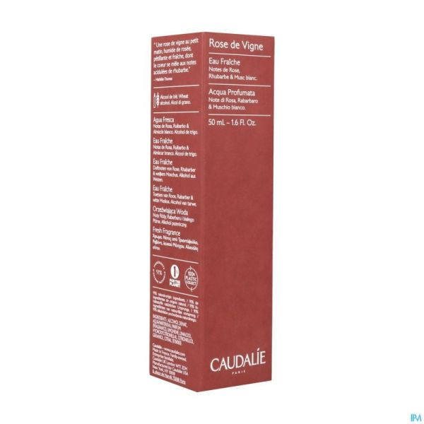 Caudalie Eau Fraiche Rose De Vigne 50Ml Nf