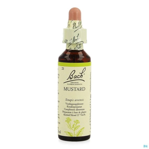 Bach flower remedie 21 mustard 20ml