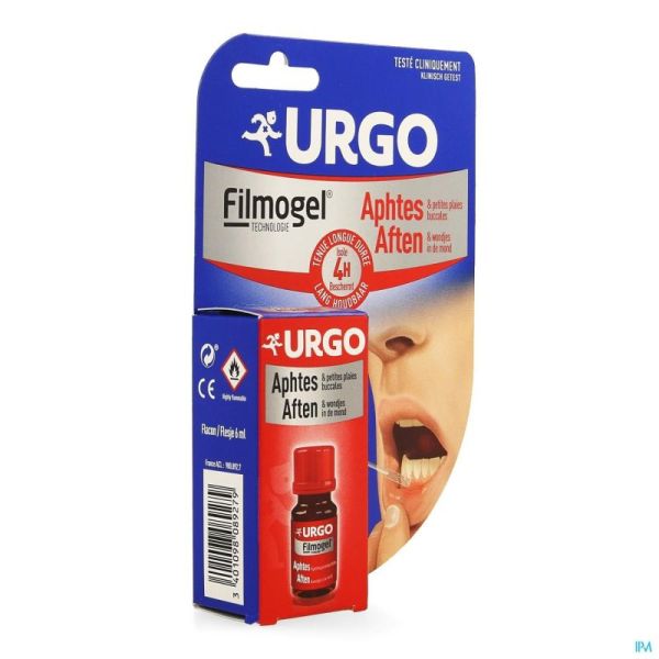 Urgo Aphtes Plaies Buccale Gout Fruit Filmogel 6Ml